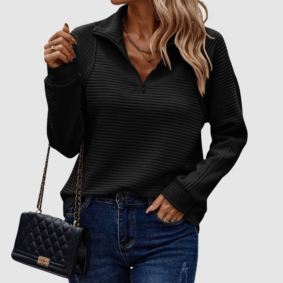 Nikol - Stylové polo tričko se zipem