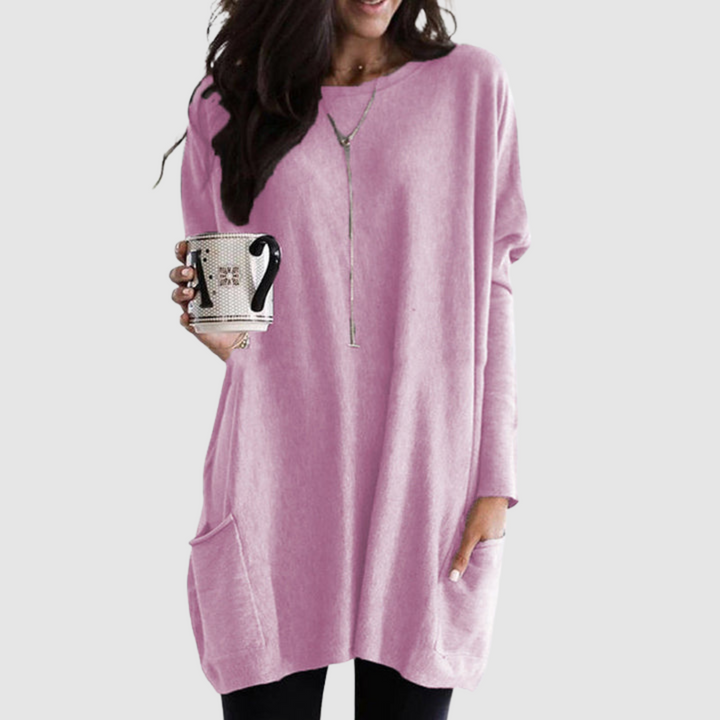Beáta - Dámská volná tunika s kapsami