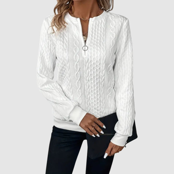 Rozárie - Stylový pletený svetr