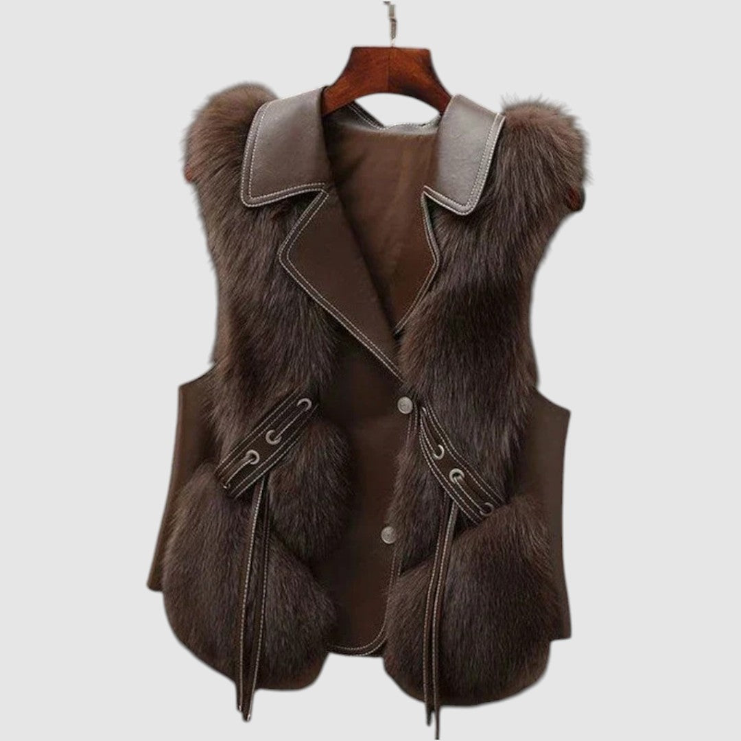 Nela - kožešinová vesta