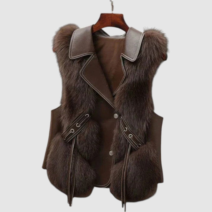 Nela - kožešinová vesta