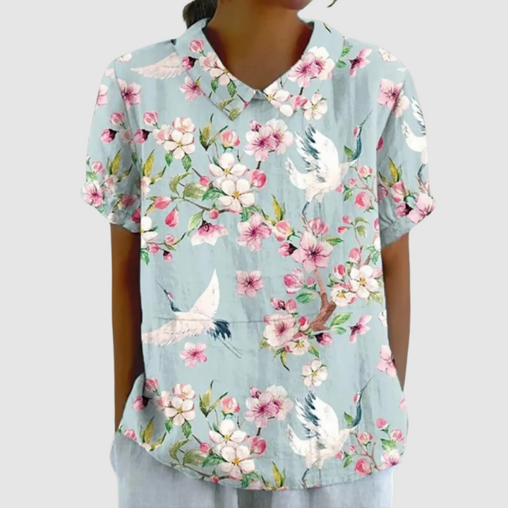 Alžběta - Vintage květinová halenka