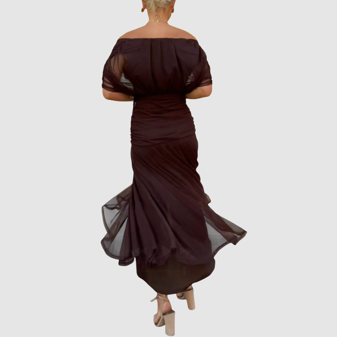 Lucie - Elegantní šaty s výstřihem do V