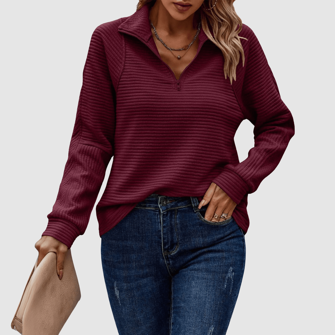 Nikol - Stylové polo tričko se zipem