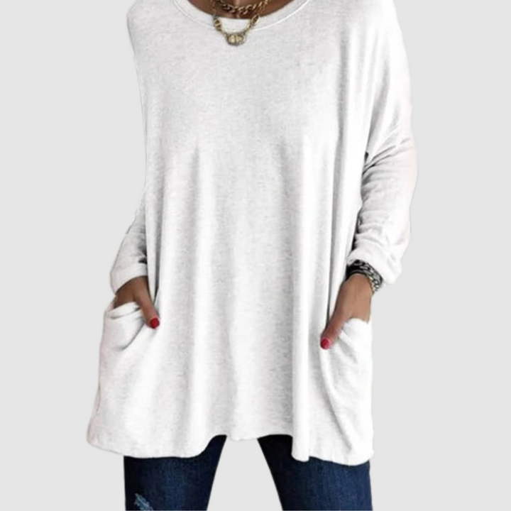 Anna - Pohodlný top s dlouhým rukávem