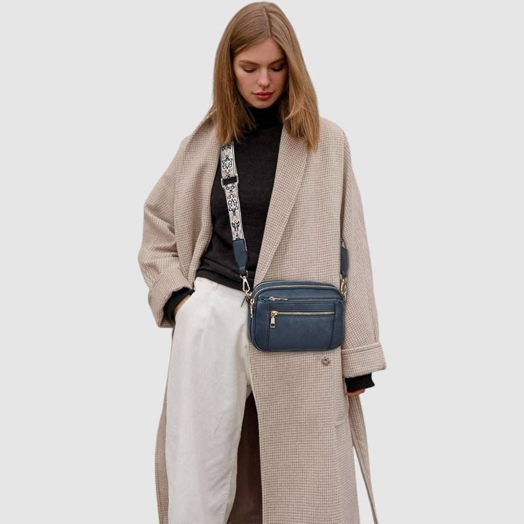 Štěpánka - Rafinovaná kožená taška přes rameno