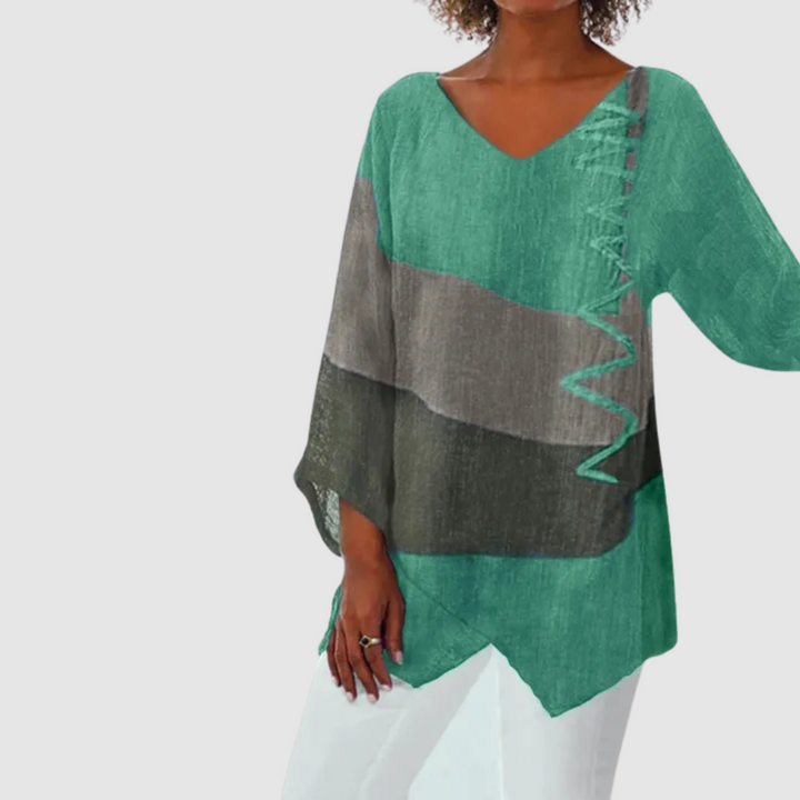 Lucie - Svetr s výstřihem do V