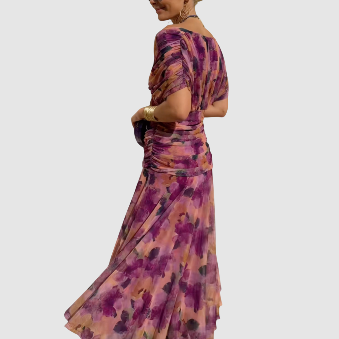 Lucie - Elegantní šaty s výstřihem do V