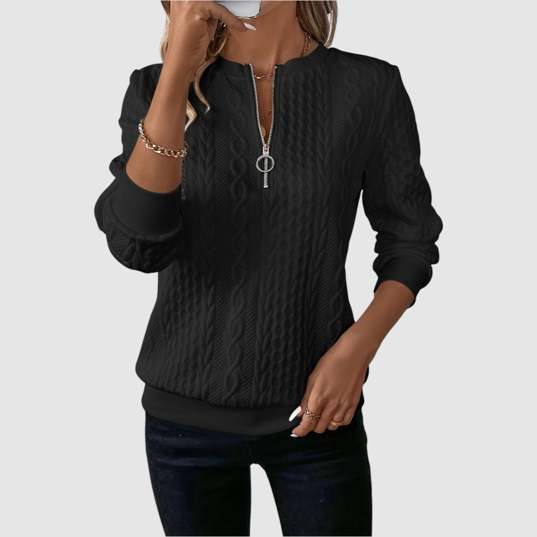 Rozárie - Stylový pletený svetr