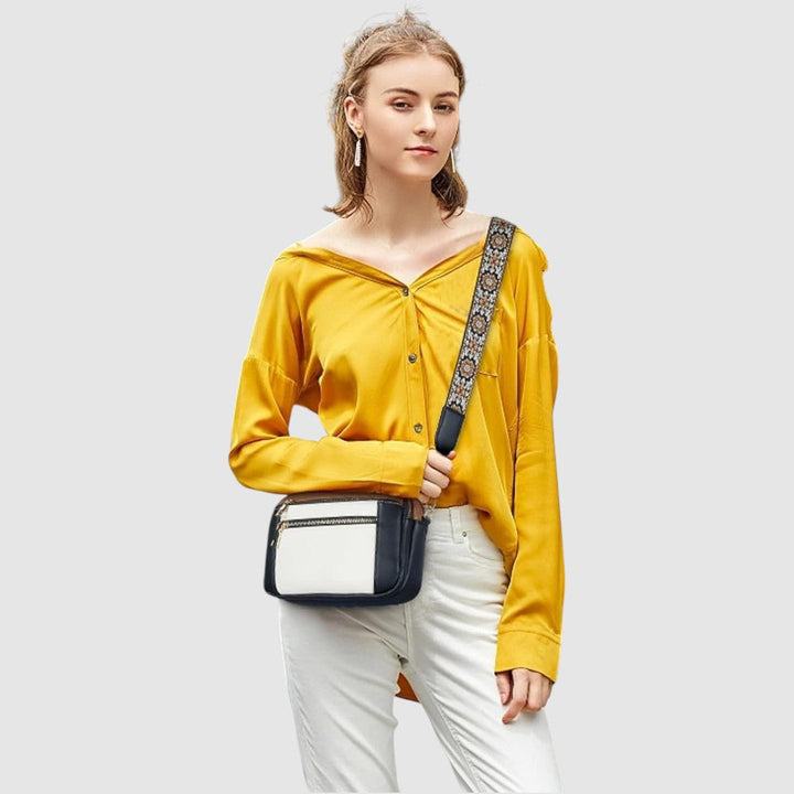 Štěpánka - Rafinovaná kožená taška přes rameno