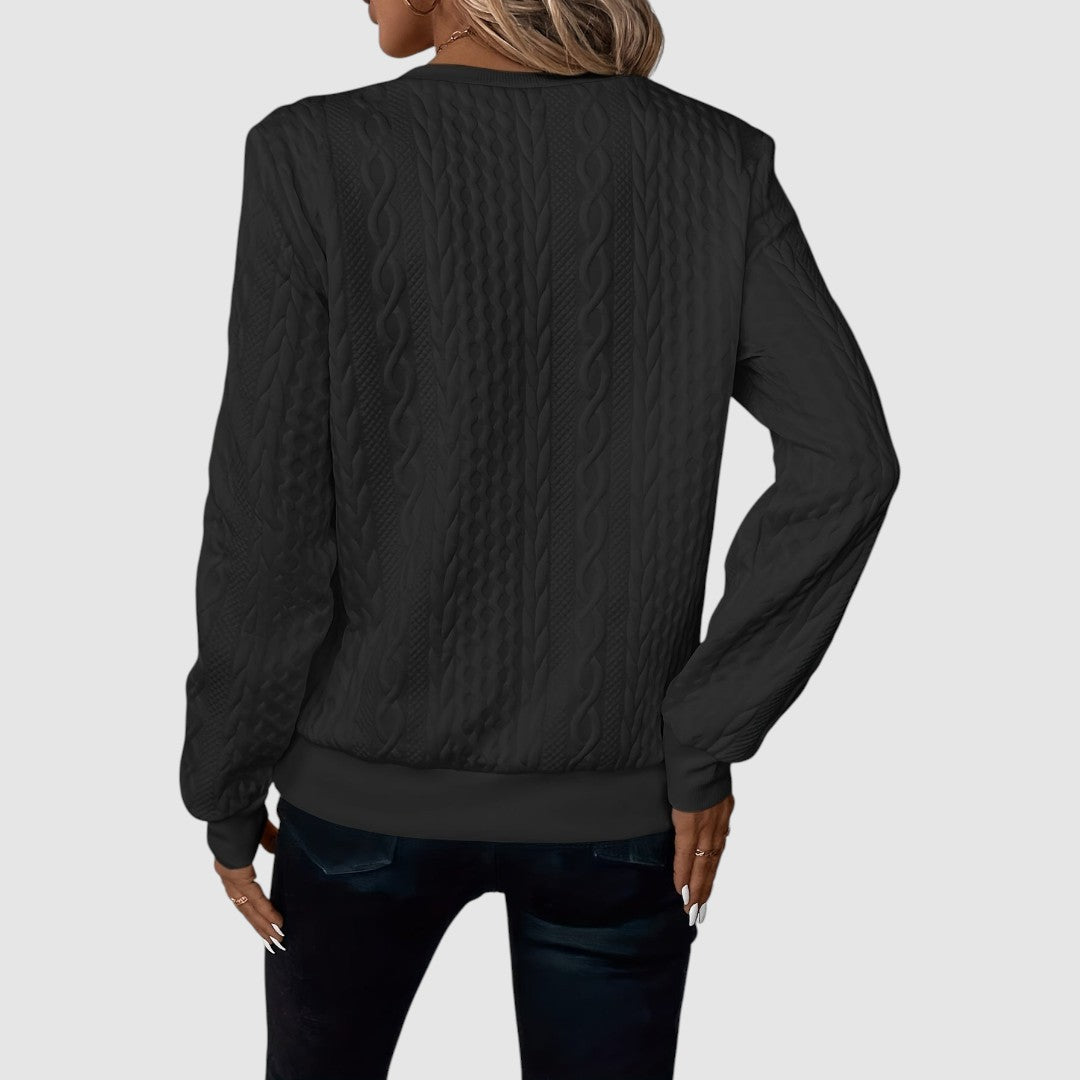 Rozárie - Stylový pletený svetr