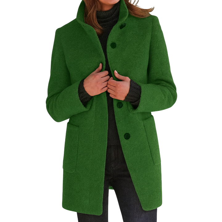 EZORA – Dámský kabát s vysokým límcem