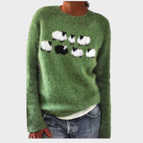 Blanka - Udobni Retro Pulover