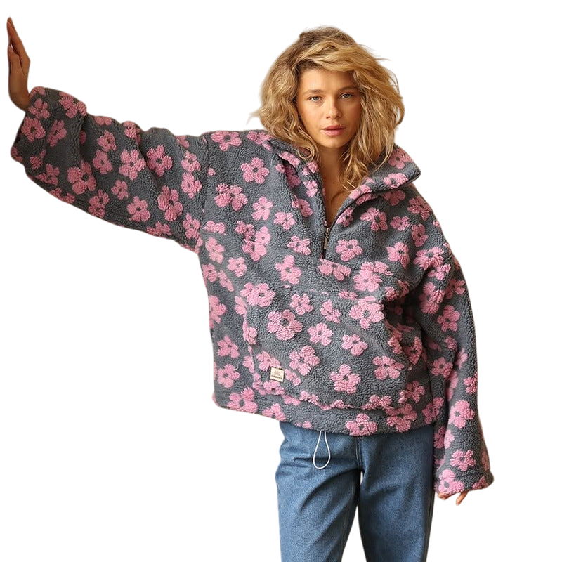 EZORA – Boho fleecová mikina