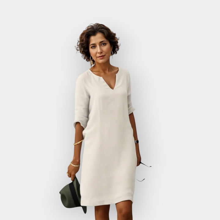 Světlé letní šaty