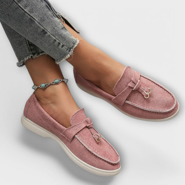 EZORA – Elegantní a pohodlné loafers v béžové barvě