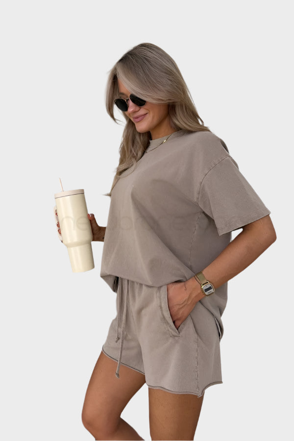 Casual Sada s Tričkem a Jogger Kalhotami