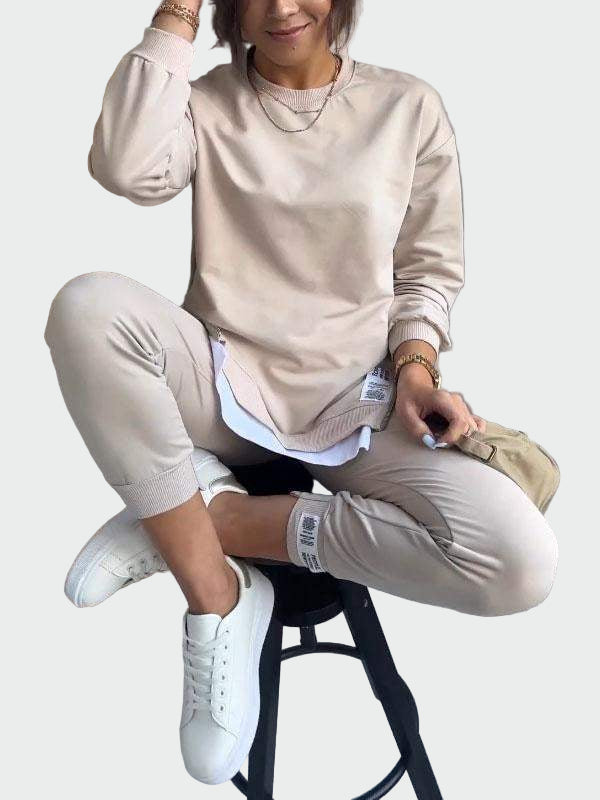 Anežka - Dámský pohodlný teplákový komplet