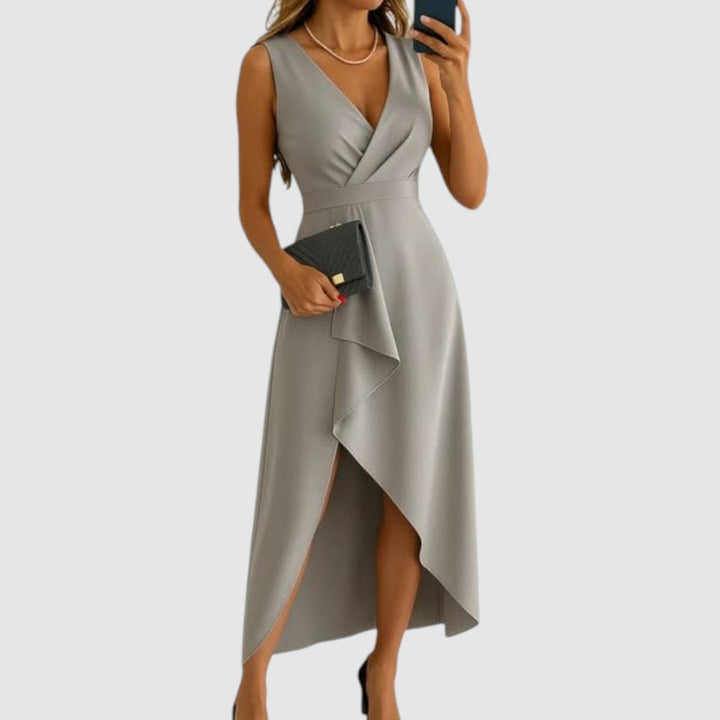 Valerie - Elegantní zavinovací šaty s výstřihem do V