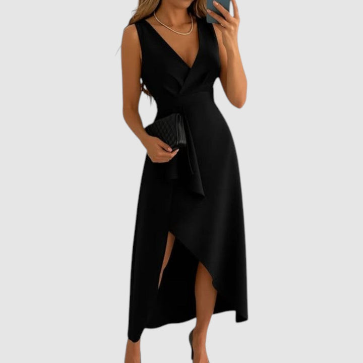Valerie - Elegantní zavinovací šaty s výstřihem do V