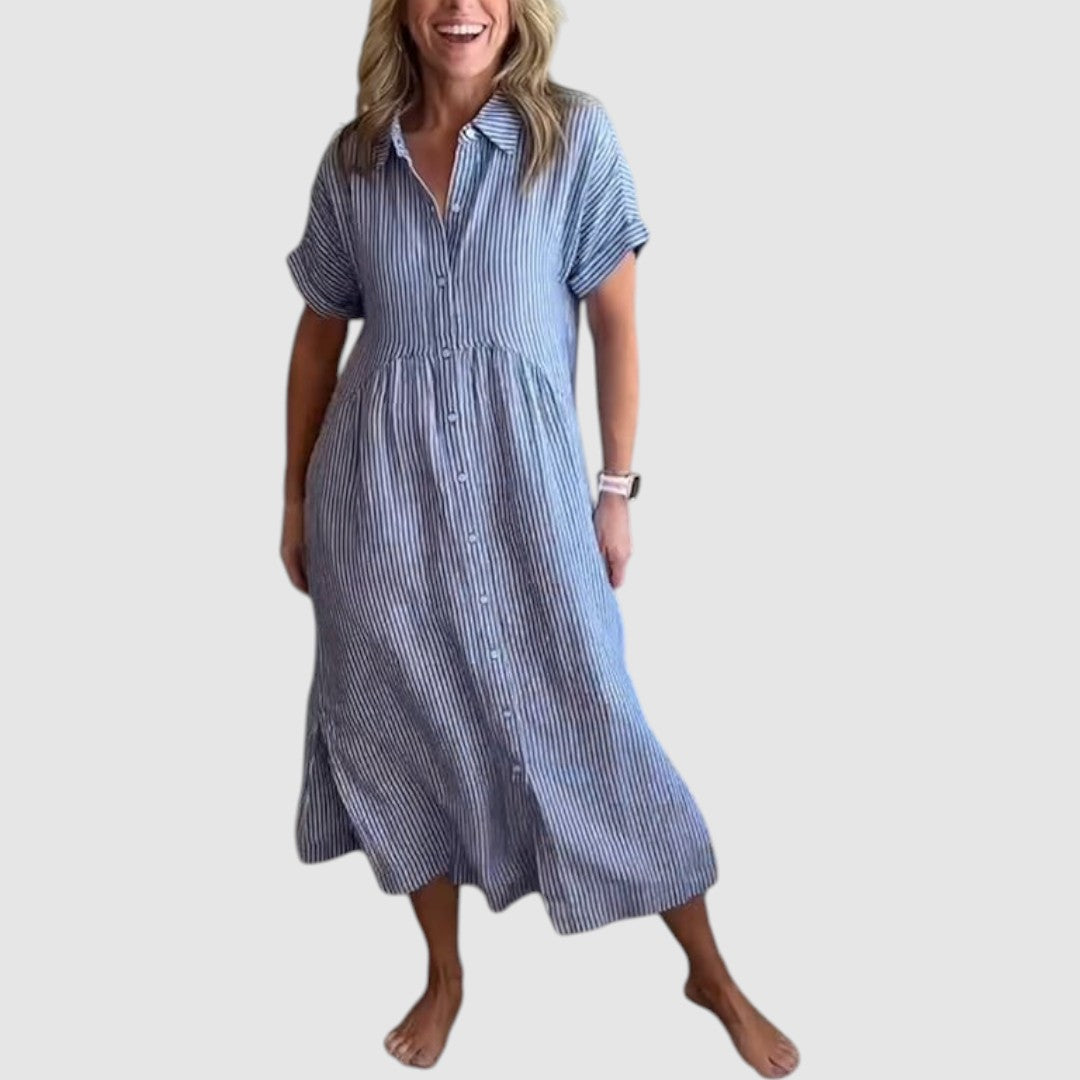 Kateřina - Pruhovaná košile s knoflíky