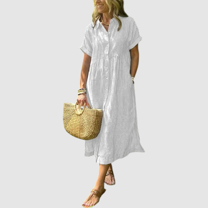 Kateřina - Pruhovaná košile s knoflíky