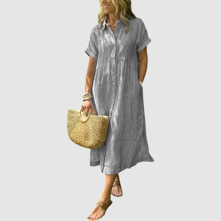 Kateřina - Pruhovaná košile s knoflíky