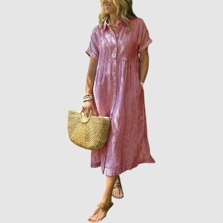 Kateřina - Pruhovaná košile s knoflíky