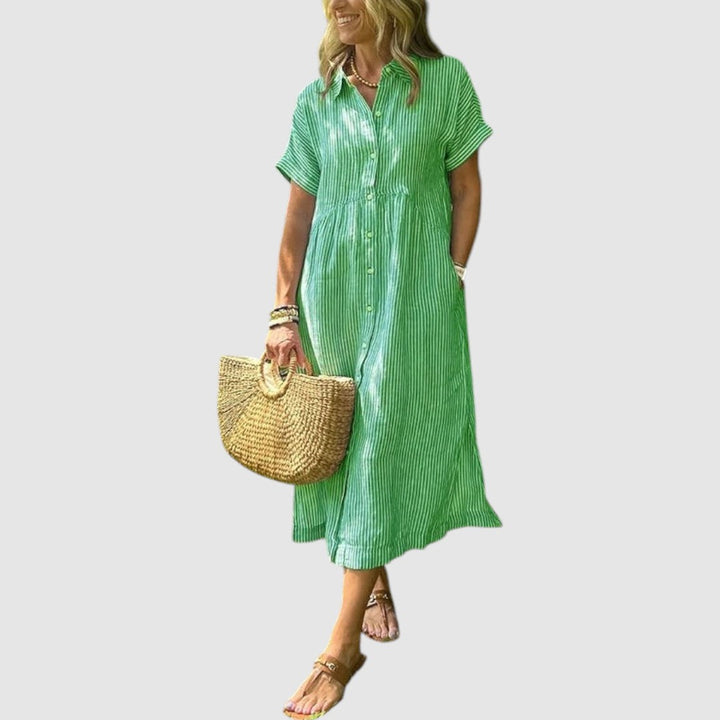 Kateřina - Pruhovaná košile s knoflíky