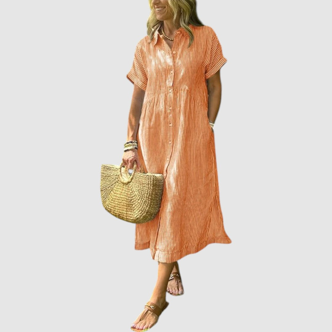 Kateřina - Pruhovaná košile s knoflíky